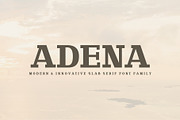 Adena Slab Serif Font Family, a Slab Serif Font by Creativetacos (Thumbnail 1 of 9)