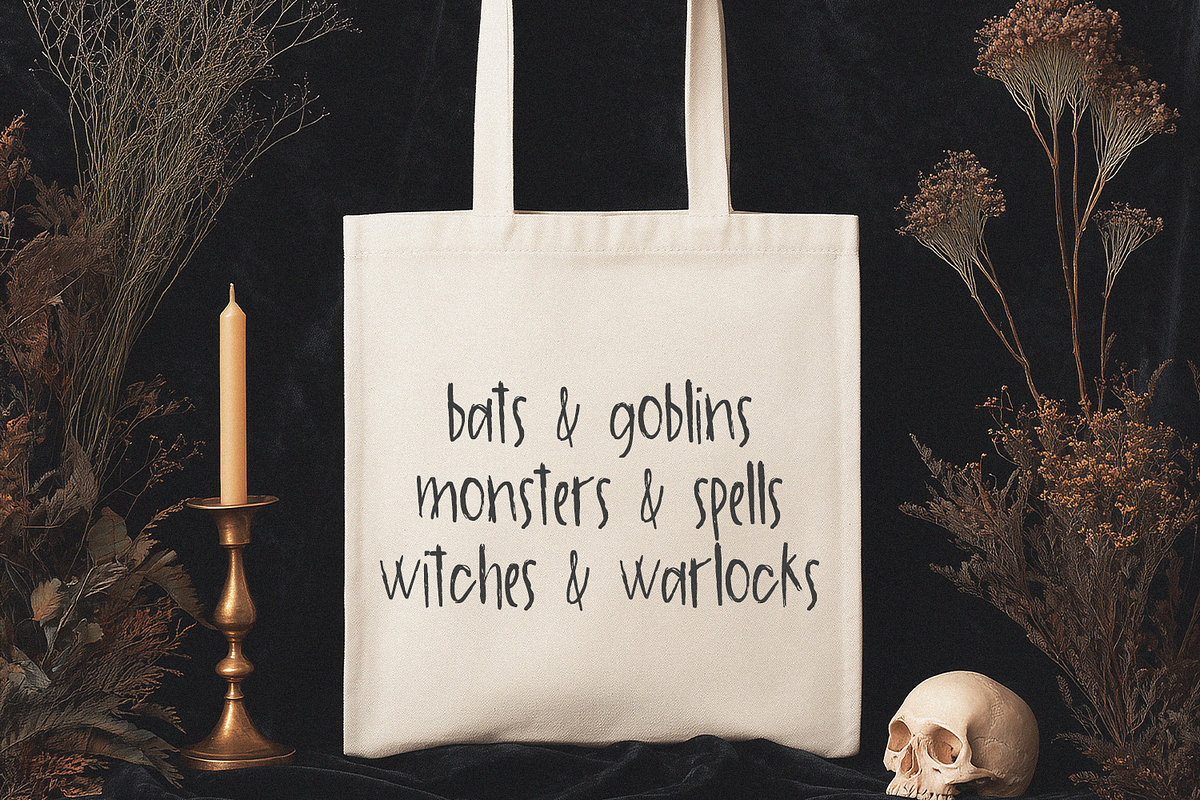 Belfry Sans Font - Bat Font, a Handwritten Font by Beck McCormick (Photo 7 of 10)