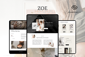 Squarespace Website Theme Template