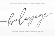 Balayage | Signature Script + Logos, a Script Font by Pink Coffie (Thumbnail 1 of 13)