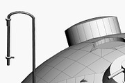 Russian Spaceship Vostok 1, a Cars & Vehicle 3D Model by Mechanik (Thumbnail 14 of 17)