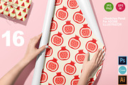 Fruits Clipart and Patterns +SVG, a Graphic by Katrinelly (Thumbnail 5 of 9)