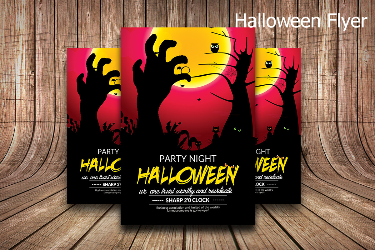 Halloween Flyer, a Flyer Template by The G! Design