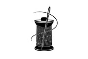 Sewing thread spool and needle, a Graphic by hafijul (Thumbnail 2 of 10)