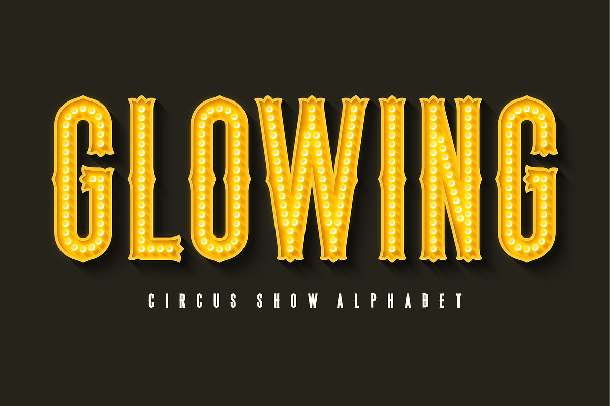 Retro marquee show alphabet, an Object Graphic by RevelStockart (Photo 1 of 10)