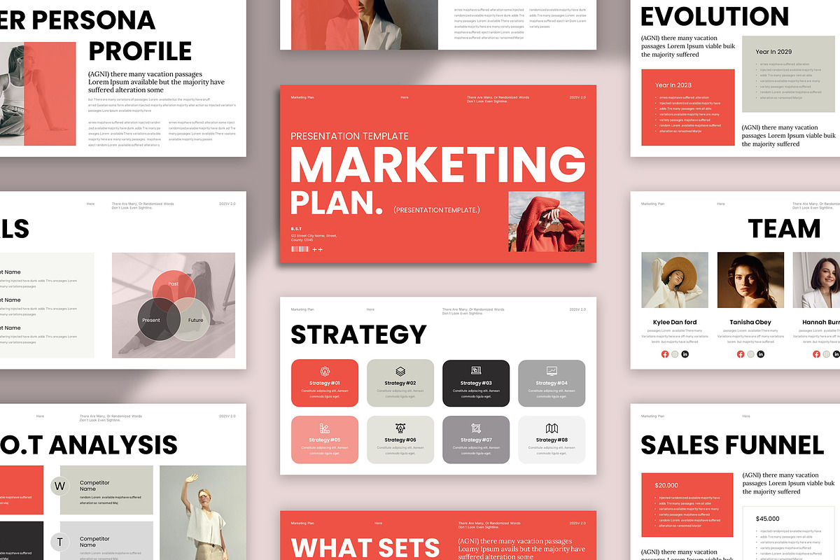 Marketing Plan Presentation Template preview 4