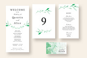 Misty Green Leaves Wedding Suite, an Invitation Template by Knotted Design (Thumbnail 5 of 5)