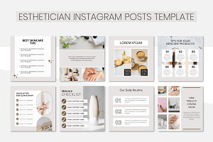 Esthetician Instagram Post Template