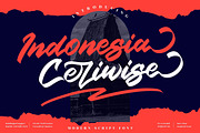 Indonesia Ceriwise Script LS, a Script Font by GranzCreative (Thumbnail 1 of 10)