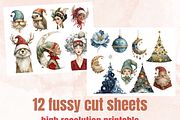 Celestial Christmas Collage Bundle, an Object Graphic by GiraffeCreative (Thumbnail 7 of 9)