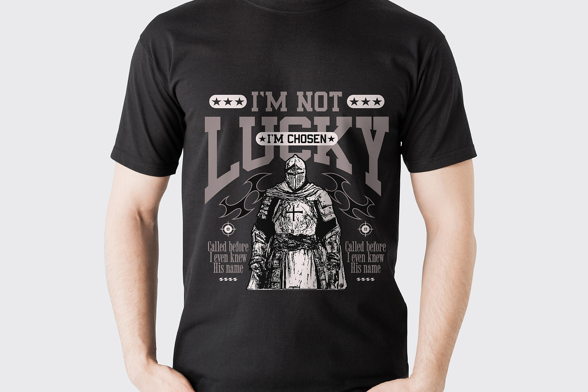 I Am Chosen Digital Shirt Design, a Graphic by Vector Portal (Photo 3 of 5)