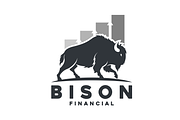 Bison Financial Logo, a Branding & Logo Template by VectorCrow (Thumbnail 2 of 2)