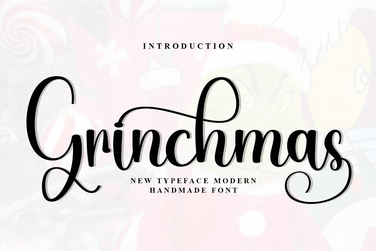 Grinchmas, a Script Font by InermediaSTUDIO (Photo 4 of 8)