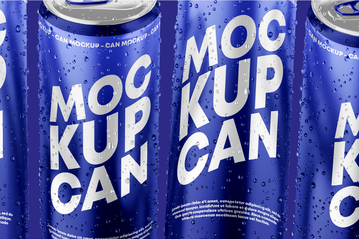 Glossy Metallic Can Mockup Set, a Product Mockup by Graphic Bird (Photo 6 of 8)