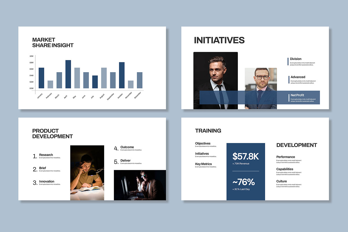 Annual Report Presentation Template, a Presentation Template by Mighty-Slide (Photo 5 of 6)