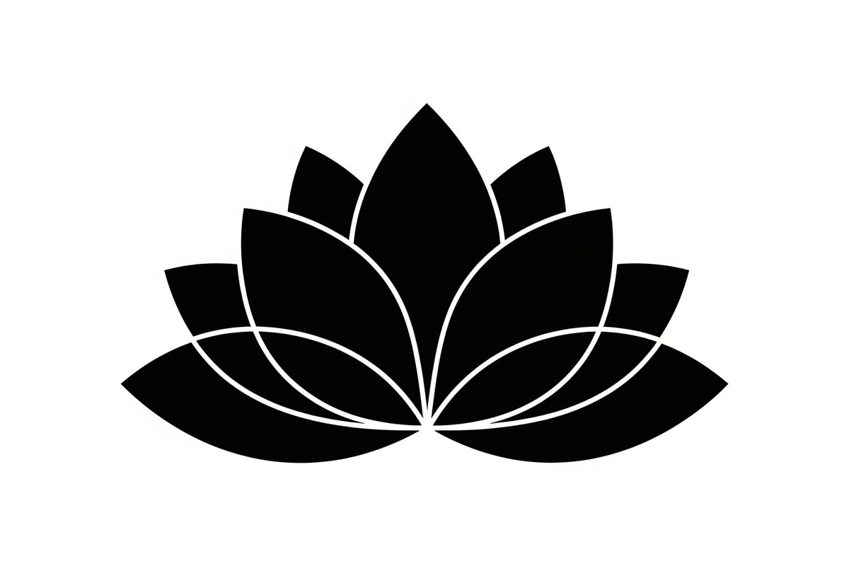 Lotus Flower Vector Icon Bundle, an Illustration by yasushie (Photo 37 of 51)