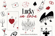 Lucky in Love-Casino Romance Clipart, an Object Illustration by Teresa Art Store (Thumbnail 1 of 5)