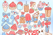 Berry Patriotic: 4th of July Bundle, a Seasonal Illustration by Huxmay (Thumbnail 4 of 7)