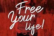 Dacilla Script, a Script Font by Crenadhif Studio (Thumbnail 3 of 15)
