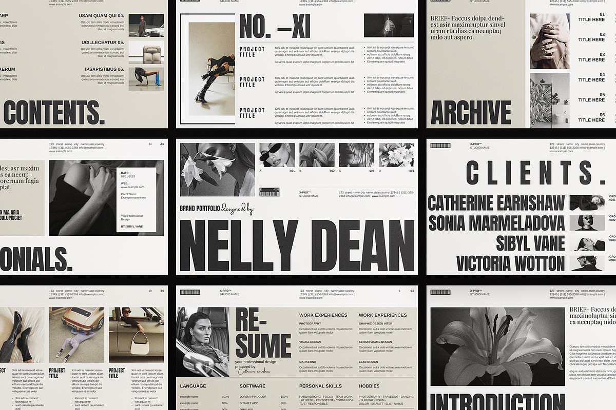 Brand Portfolio Presentation Template preview 4