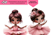 Pink Ballerina Clipart, Cute ballet, a Person Illustration by VM PARTYS  BY TAIRUMA (Thumbnail 9 of 10)