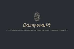 Hand Drawn Camping Illustrations