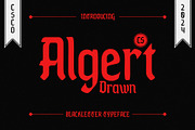 CS Algert Drawn, a Blackletter Font by Craft Supply Co. (Thumbnail 1 of 8)