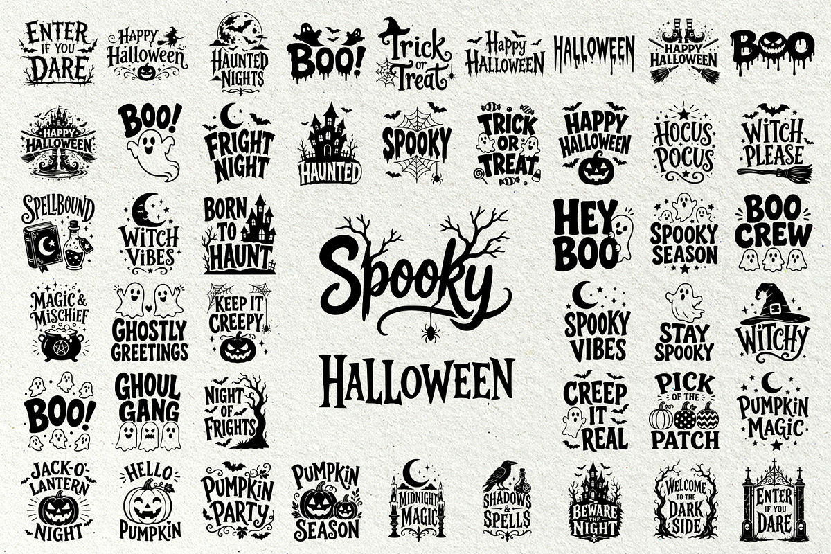 Halloween SVG Bundle, a Seasonal Illustration by DENIDigitalArtSudio (Photo 2 of 9)