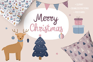 Merry Christmas. Cards & patterns