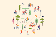 Summer in the park, a Person Illustration by Masha Tace (Thumbnail 3 of 3)