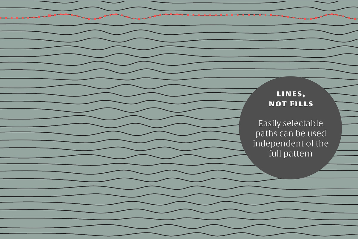 Waves Vol. 16 | 20 Vector Patterns, a Pattern Graphic by invisiblelayer (Photo 4 of 6)