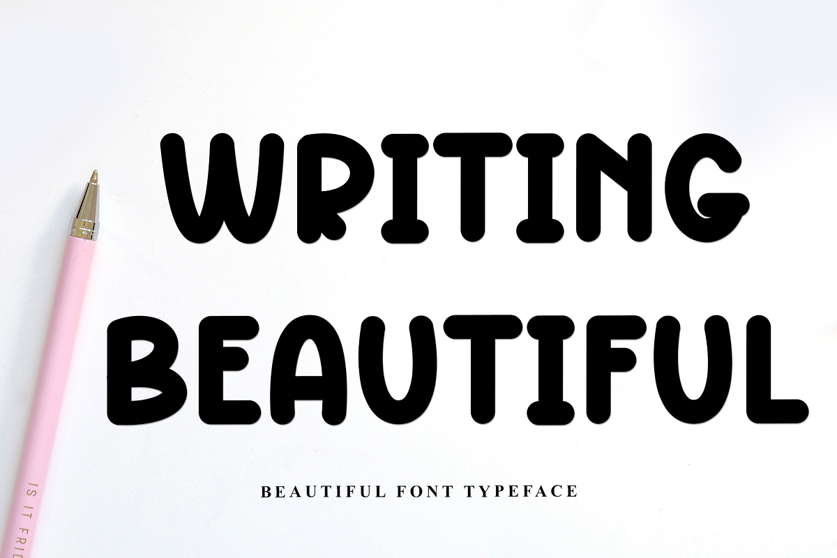 Thick Monkey, a Script Font by FreshTypeINK (Photo 6 of 7)