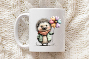 Quirky Spring Hedgehog Clipart, an Illustration by OK Design (Thumbnail 4 of 6)
