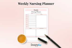 Weekly Nursing School Printable