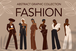 FASHION. Abstract graphic collection