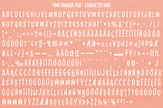 Pink Sangria AOE, a Font by Astigmatic (Thumbnail 4 of 4)