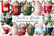 Christmas Drinks Clipart, an Illustration by Designworld (Thumbnail 1 of 5)