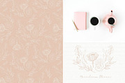 Monochromatic flowers, a Pattern Graphic by fashionaddict (Thumbnail 3 of 6)