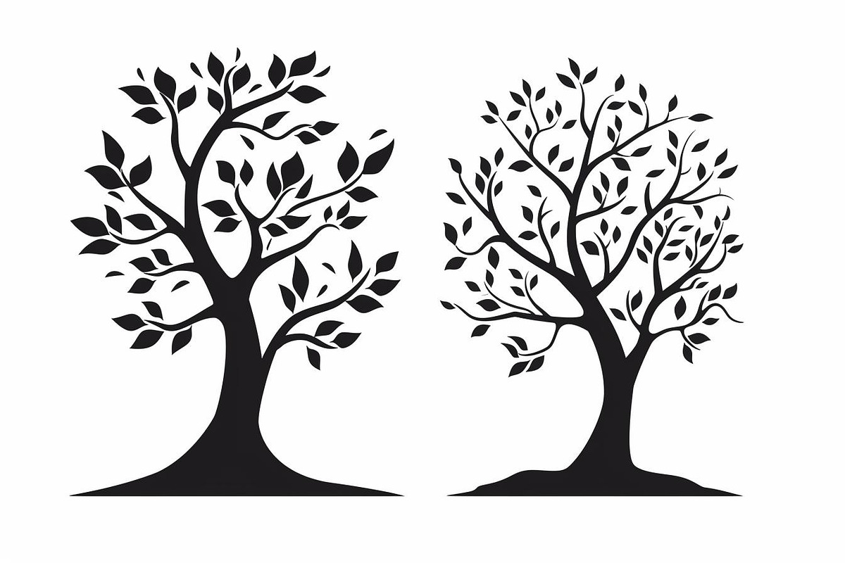 Tree of Life Silhouette Bundle, an Illustration by Designs_River (Photo 3 of 9)