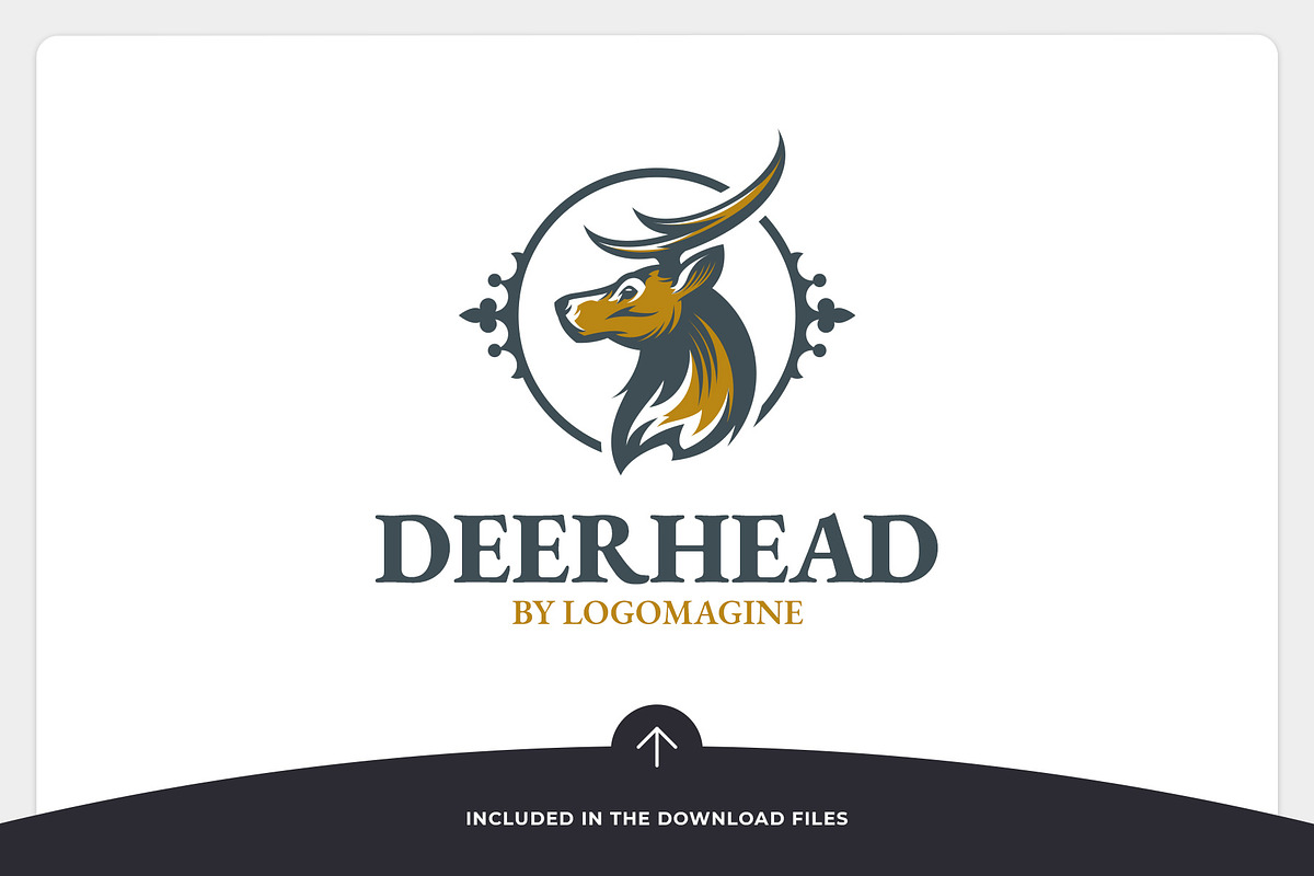 Deer Head Logo Template, a Branding & Logo Template by LOGOMAGINE (Photo 7 of 16)