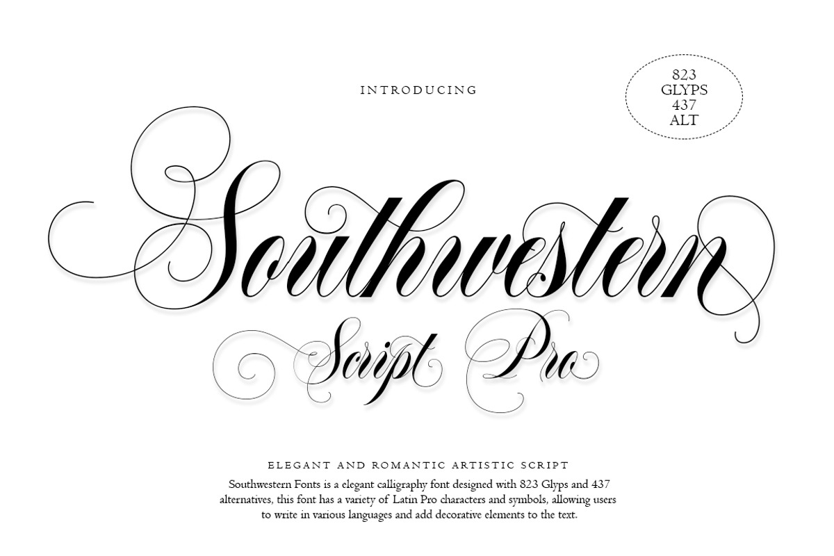 Southwestern Calligraphy, a Script Font by Suza Studio (Photo 16 of 16)