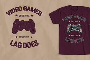 Video Game T-Shirt Design