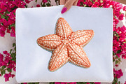 Watercolor Sea Animals Clipart, a Seasonal Illustration by SVGArt (Thumbnail 3 of 5)