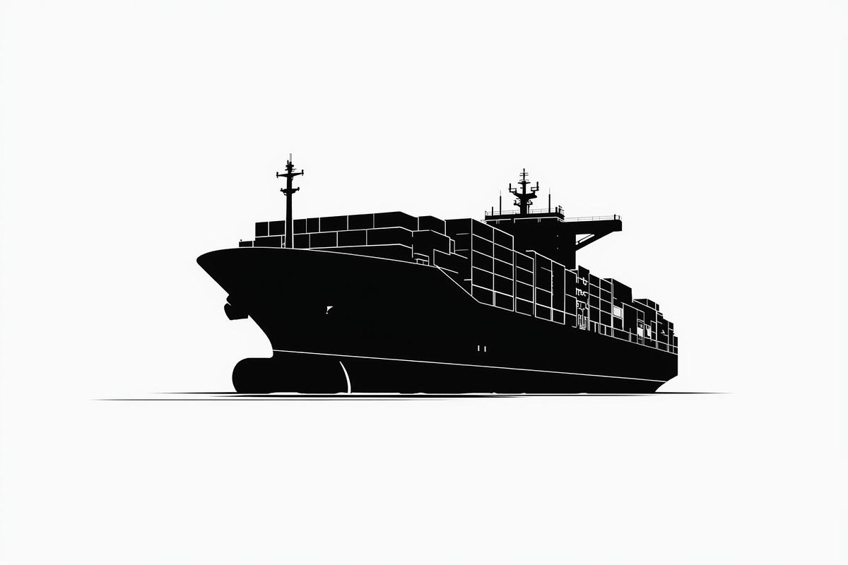 Ocean Ship & Boat Vector Silhouettes, an Illustration by jahid234 (Photo 5 of 9)