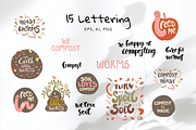 Vermicomposting clipart, an Illustration by Walrus Darya (Thumbnail 5 of 14)