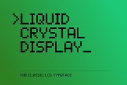 LCD Pixel font, a Font by SelfBuild Type (Thumbnail 1 of 5)