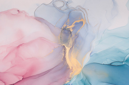 Abstract Art fluid paintung