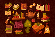 Cozy Dark Academia Clipart - Books, an Education Illustration by Moon House Shop (Thumbnail 6 of 6)