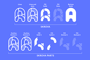 Skrova layered font, a Font by Studio Dot by dot (Thumbnail 2 of 5)