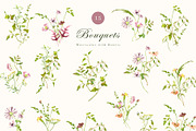 Watercolor wildflower, dried botany, a Decorative Illustration by MariGraphic boutique (Thumbnail 3 of 12)
